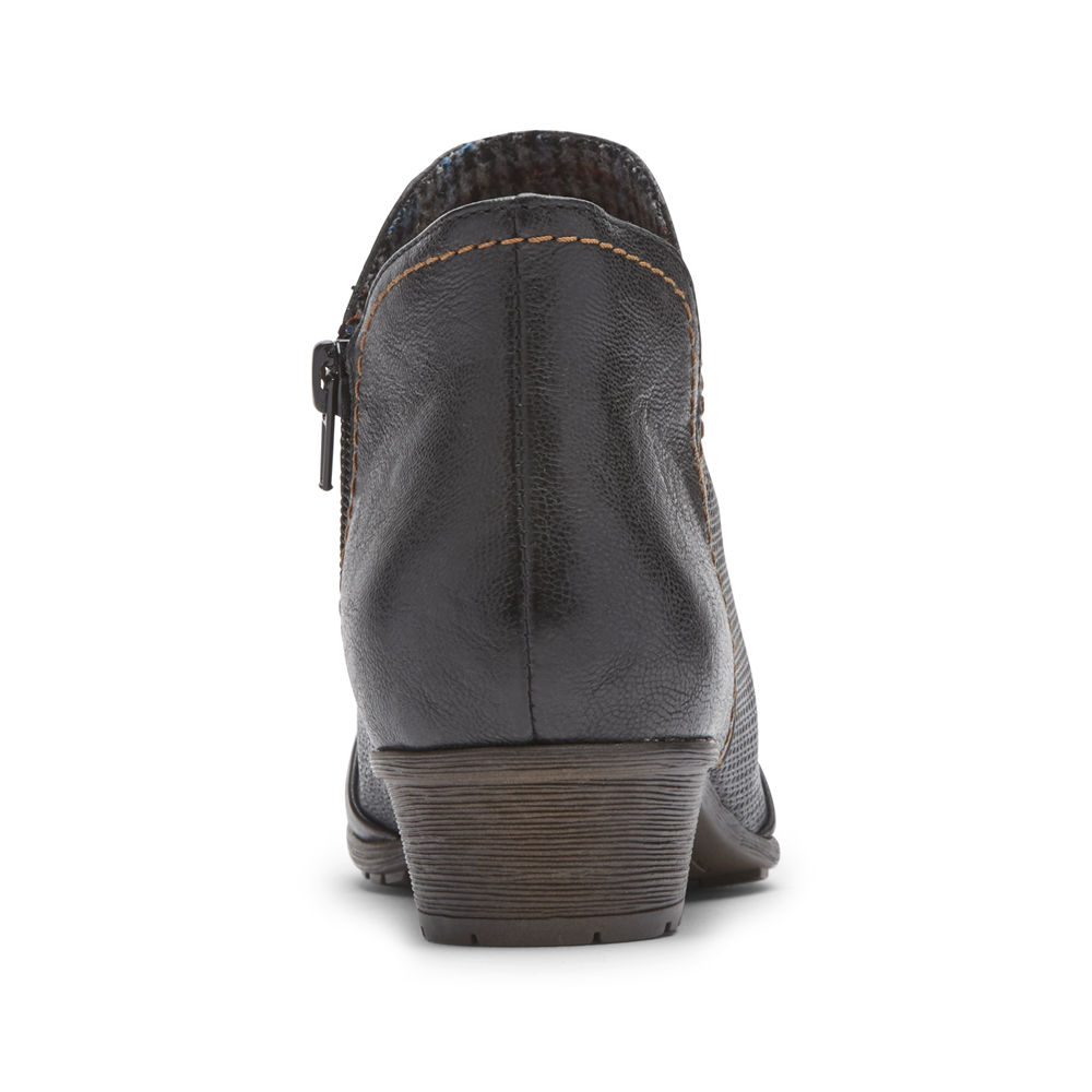 Botas Rockport Mujer Mexico - Cobb Hill Gratasha V-Cut Negros - RAXHY9874